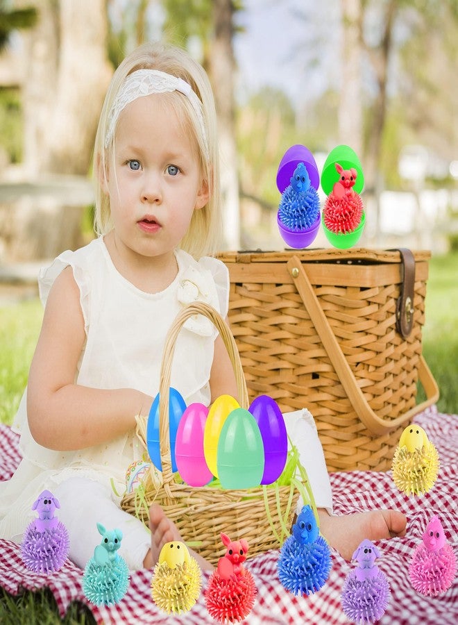 Cherislpy 24 Pack Prefilled Easter Eggs with Bunny Stretchy Strings Sensory Fidget Toys Inside Great for Kids Aduts Toddlers Easter Basket Stuffers Party Favors Egg Fillers Gifts - Image 5